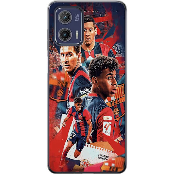 Motorola Moto G73 Genomskinligt Skal Yamal Lamine x Messi