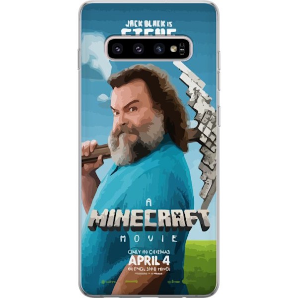 Samsung Galaxy S10+ Gennemsigtig cover En Minecraft-film