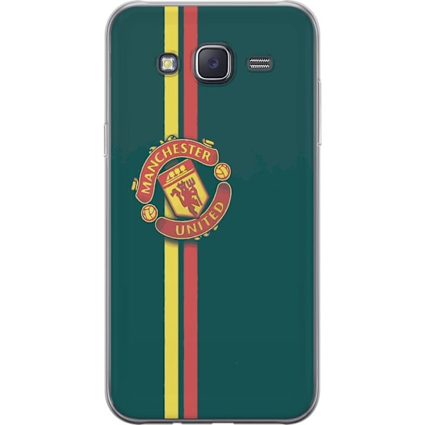 Samsung Galaxy J5 Genomskinligt Skal Manchester United F.C.