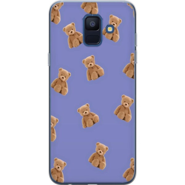 Samsung Galaxy A6 (2018) Gennemsigtig cover Flyvende bjørne