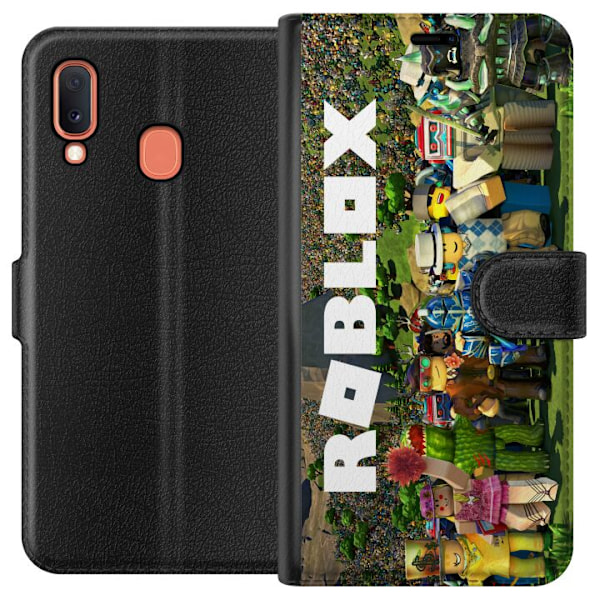 Samsung Galaxy A20e Tegnebogsetui Roblox