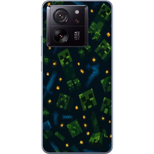 Xiaomi 13T Pro Genomskinligt Skal Minecraft Dungeons Mob