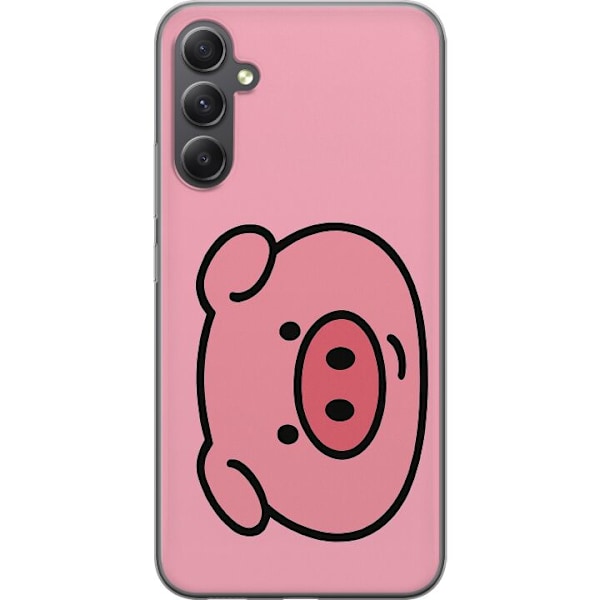 Samsung Galaxy A05s Läpinäkyvä kuori Kawaii Piggy