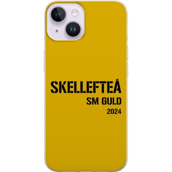 Apple iPhone 15 Plus Gennemsigtig cover Skellefteå SM GULD