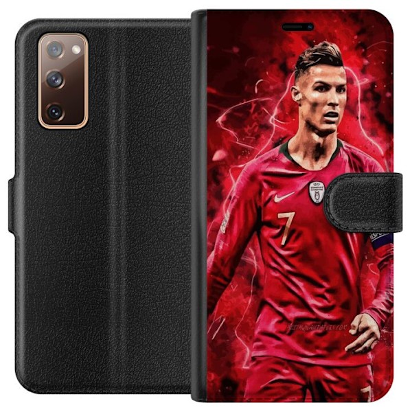 Samsung Galaxy S20 FE Tegnebogsetui Ronaldo Færdigheder - CR7 Design for Ægte Fans