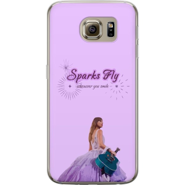 Samsung Galaxy S6 Gennemsigtig cover Taylor Swift - Sparks Fly