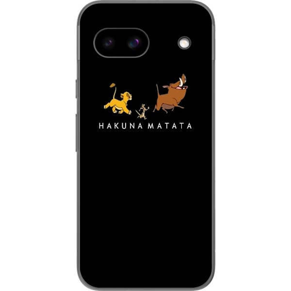 Google Pixel 8a Läpinäkyvä kuori Hakuna Matata