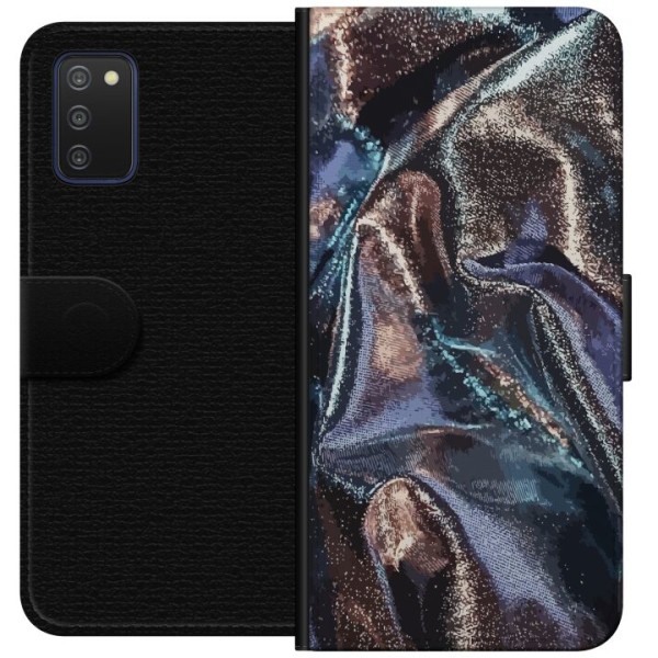 Samsung Galaxy A03s Plånboksfodral Glitter / Silke