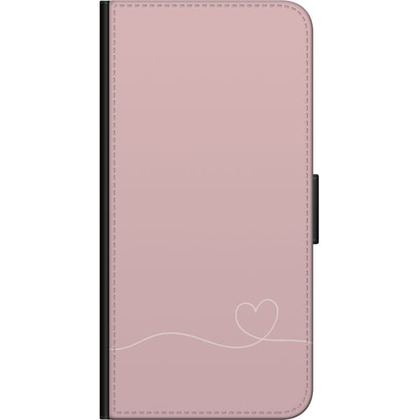 Kompatibel Tegnebogsetui til Samsung Galaxy A03s Lyserød Hjerne Design