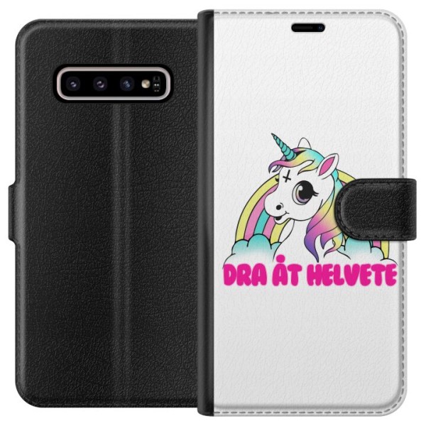 Samsung Galaxy S10+ Lommeboketui Unicorn