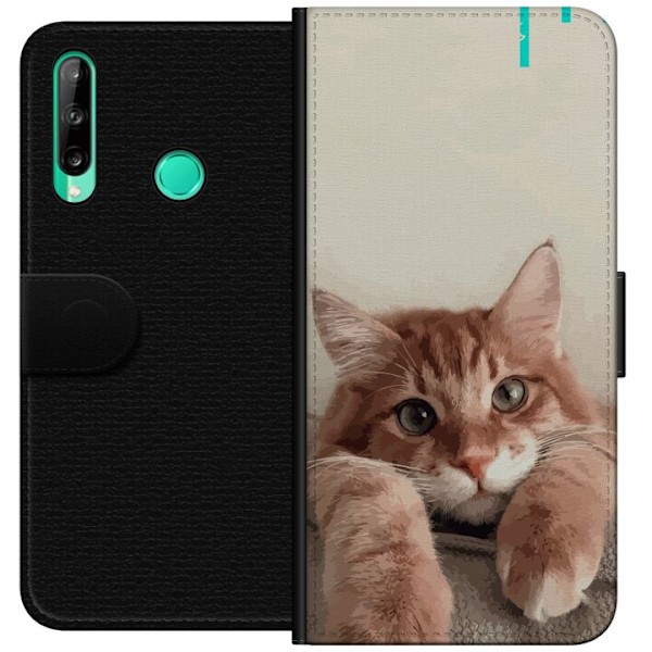 Huawei P40 lite E Plånboksfodral Katt