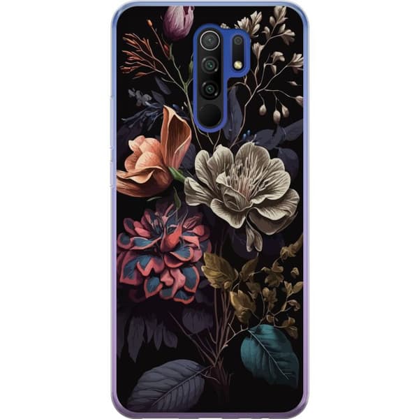 Kompatibelt Mobilskal till Xiaomi Redmi 9 Blommor