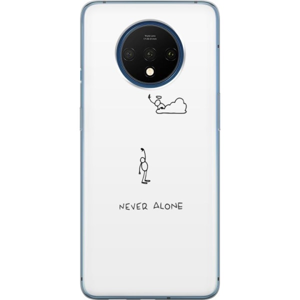 OnePlus 7T Gjennomsiktig deksel Aldri Alene