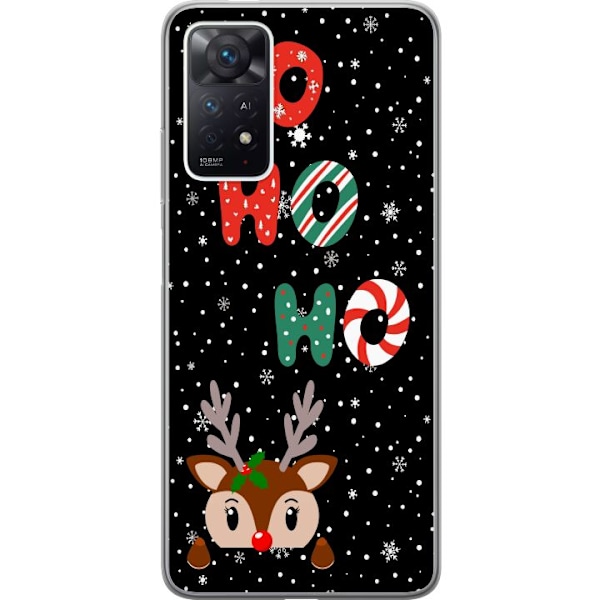 Xiaomi Redmi Note 11 Pro Genomskinligt Skal HO HO HO