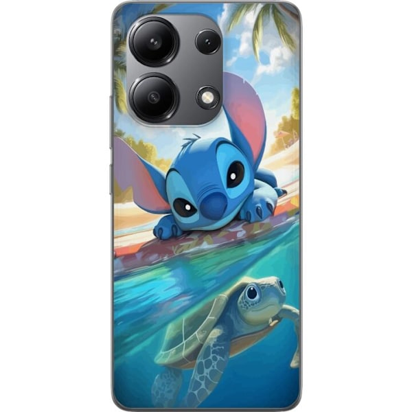 Xiaomi Redmi Note 13 4G Gennemsigtig cover Stitch med skildpad