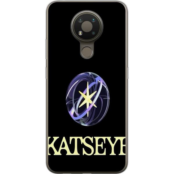 Kompatibel Mobilcover til Nokia 3.4 KATSEYE logotyp sort