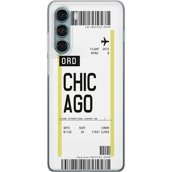 Motorola Moto G200 5G Gjennomsiktig deksel Chicago