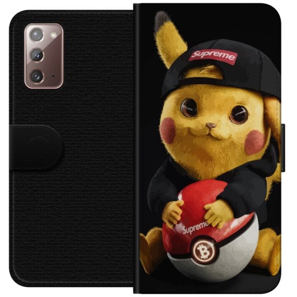 Samsung Galaxy Note20 Lommeboketui Pikachu Supreme
