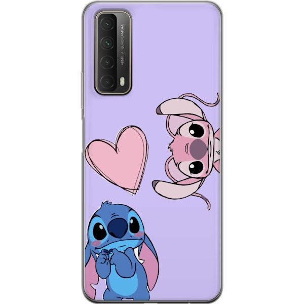 Huawei P smart 2021 Genomskinligt Skal Stitch Mode