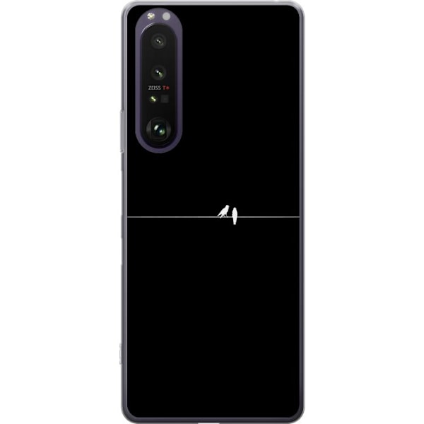 Sony Xperia 1 III Läpinäkyvä kuori Minimalistiset linnut mu