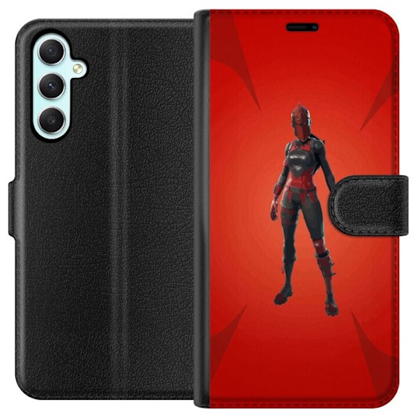 Samsung Galaxy A34 Lompakkokotelo Fortnite - Punainen ritari
