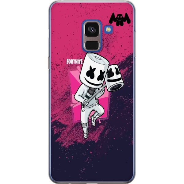 Samsung Galaxy A8 (2018) Läpinäkyvä kuori Marshmello Fortni