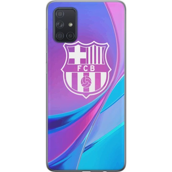 Samsung Galaxy A71 Gennemsigtig cover FC Barcelona