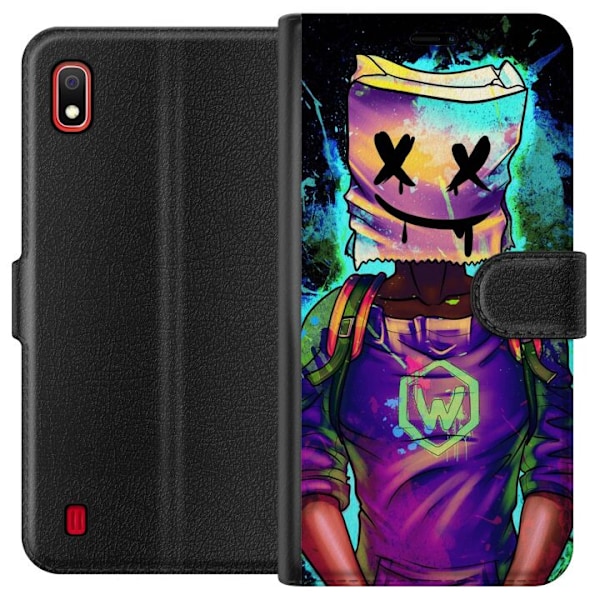 Samsung Galaxy A10 Lompakkokotelo Fortnite Marshmello