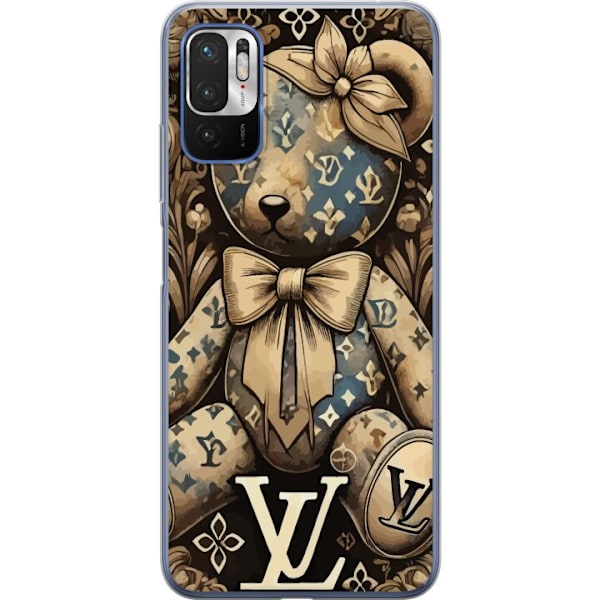 Xiaomi Redmi Note 10 5G Gennemsigtig cover Teddy Vuitton