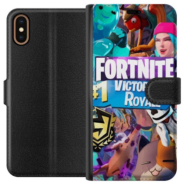 Apple iPhone X Lompakkokotelo Fortnite