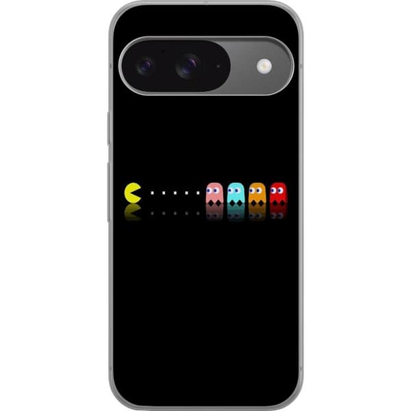 Kompatibelt Mobildeksel til Google Pixel 9 Retro spelkaraktärer rad