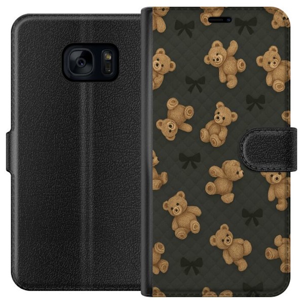 Samsung Galaxy S7 Lompakkokotelo Teddy Halauksia