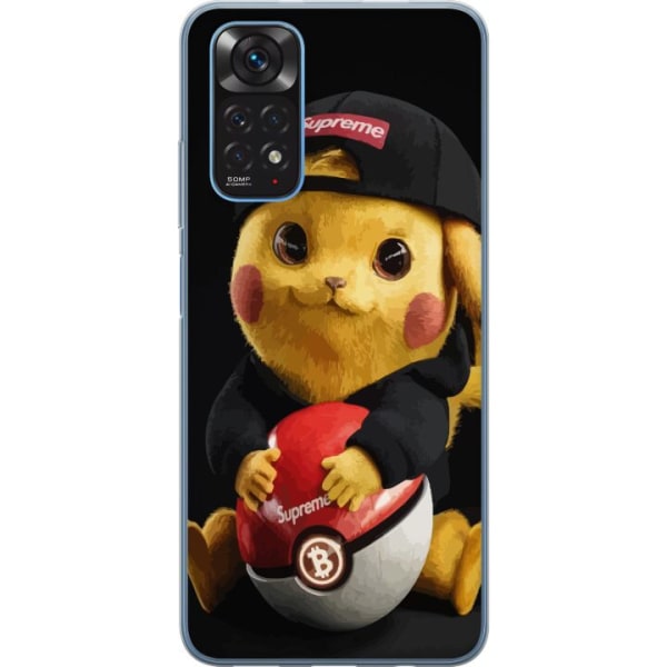 Xiaomi Redmi Note 11 Genomskinligt Skal Pikachu Supreme