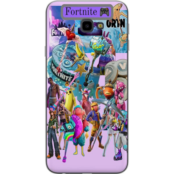 Samsung Galaxy J4+ Läpinäkyvä kuori Fortnite