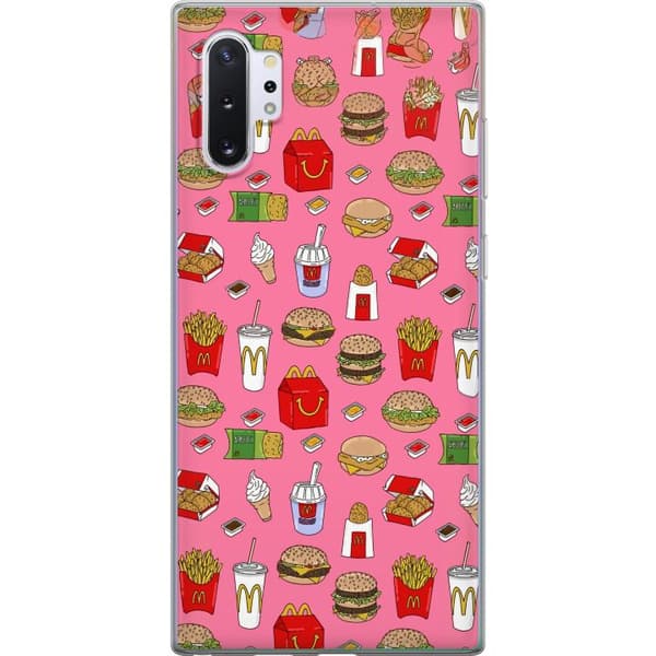 Kompatibelt Mobildeksel til Samsung Galaxy Note10+ Fastfood rosa