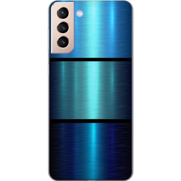 Samsung Galaxy S21 Genomskinligt Skal Blå