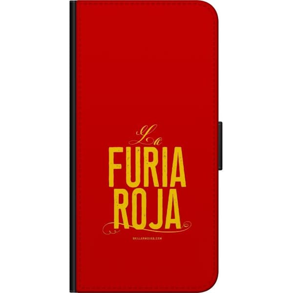 Kompatibel Tegnebogsetui til Nokia 3.4 La Furia Roja rød