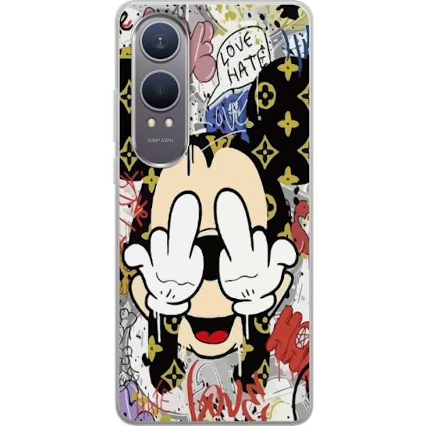 OnePlus Nord CE4 Lite Gennemsigtig cover Mickey Mouse