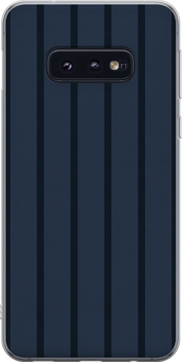 Kompatibelt Mobildeksel til Samsung Galaxy S10e Blå midnattstriper blå