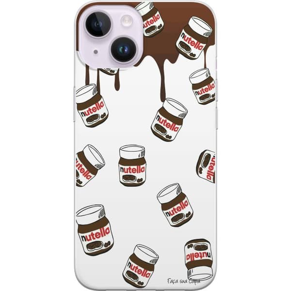 Kompatibelt Mobildeksel til Apple iPhone 14 Nutella Kawaii Stil Søt Dessert