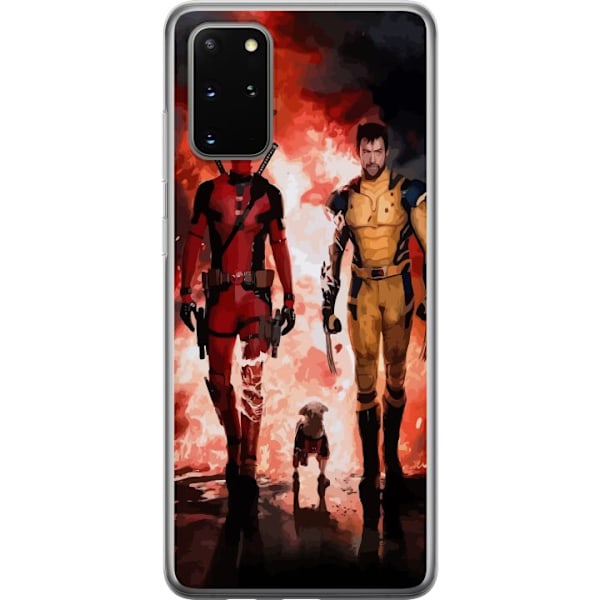 Samsung Galaxy S20+ Läpinäkyvä kuori Wolverine Deadpool