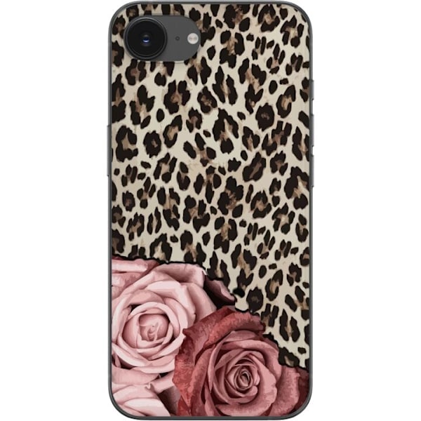 Apple iPhone 16e Gennemsigtig cover Leopard Rosen