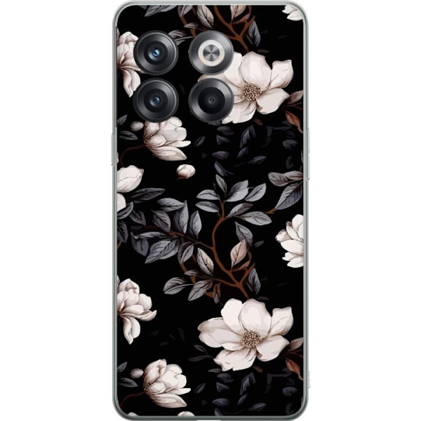 OnePlus 10T Läpinäkyvä kuori Kukat
