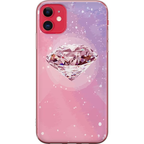 Apple iPhone 11 Läpinäkyvä kuori Glitter Timantti