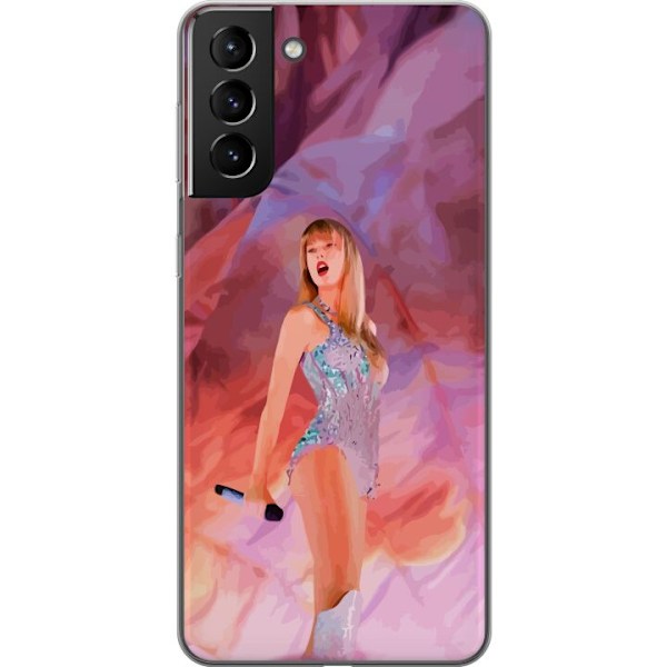 Samsung Galaxy S21+ 5G Gennemsigtig cover Taylor Swift