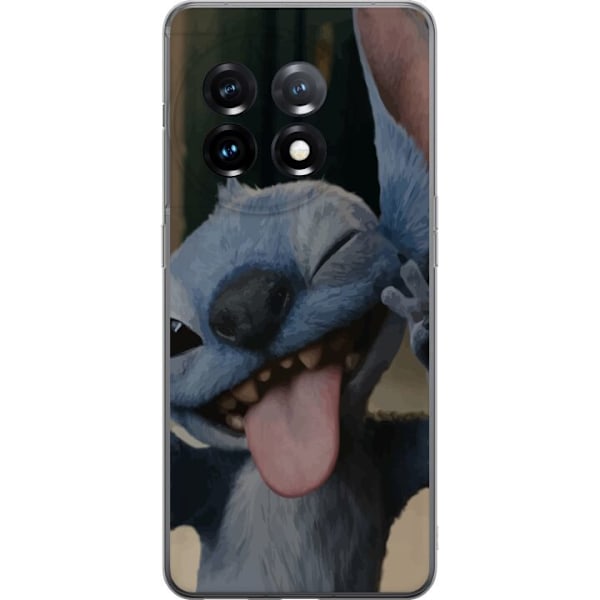 OnePlus 11R Gjennomsiktig deksel Stitch Søt Alien - Blå Favo