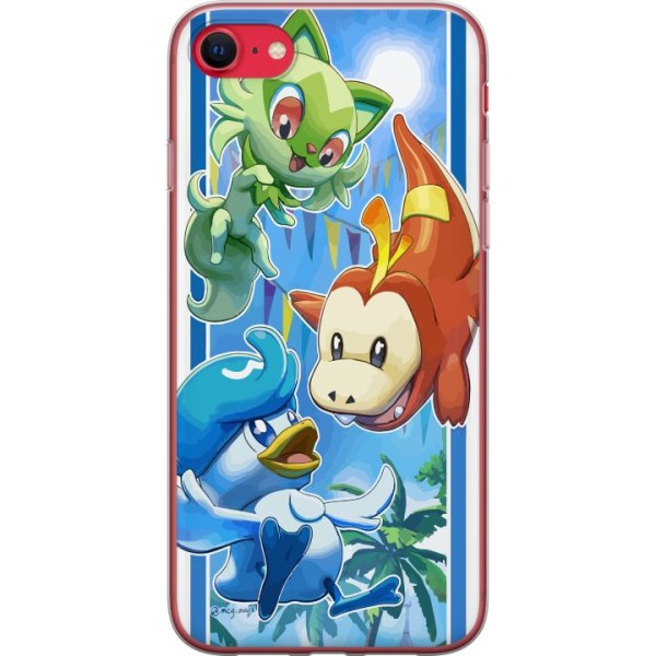 Apple iPhone SE (2020) Cover / Mobilcover - Pokemon Team