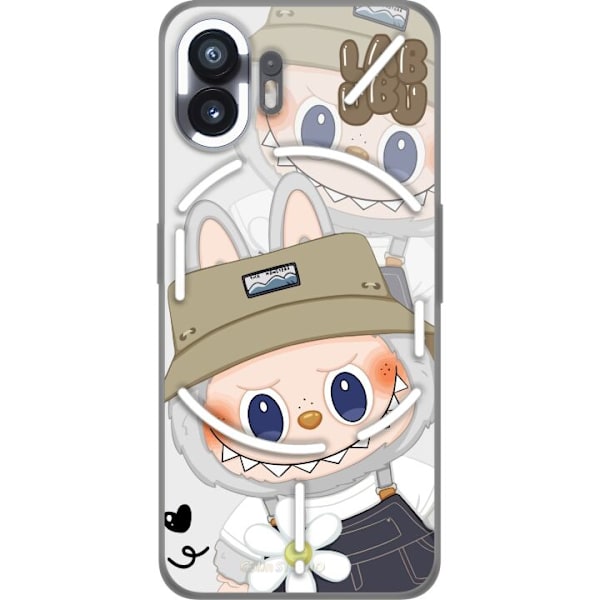 Nothing Phone (2) Genomskinligt Skal Labubu Minimal Mood – E