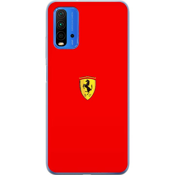 Xiaomi Redmi 9T Läpinäkyvä kuori Ferrari S.p.A.