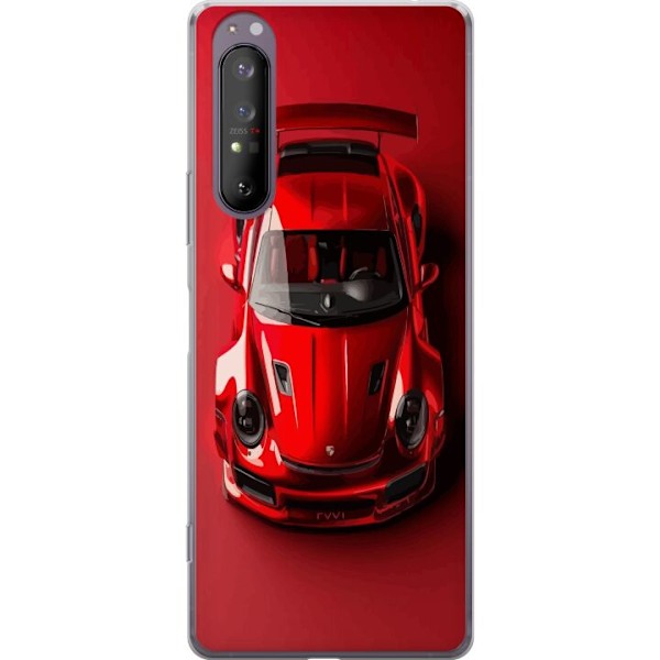 Sony Xperia 1 II Gjennomsiktig deksel Porsche